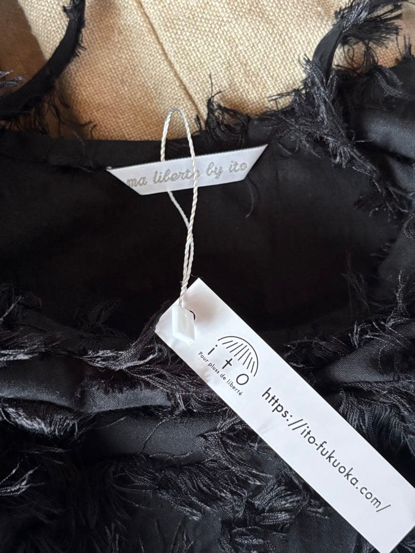 ≪ ito fukuoka ≫ FUSA kyami ブラック　試着のみ