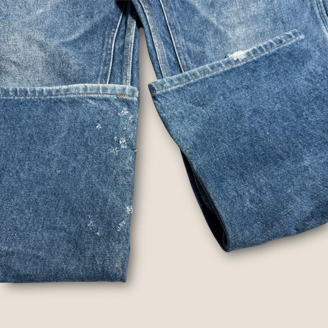 【ワーク】90s Carhartt サスペンダーボタン付 デニムペインターパンツ
