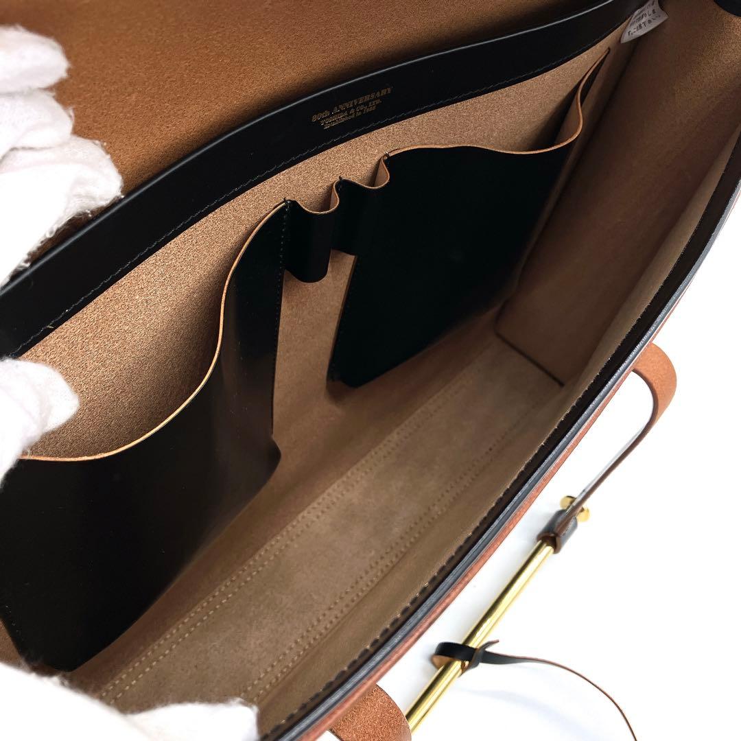 美品【PORTER】ビジネスバッグ　80周年記念モデル　レザー　ブラック