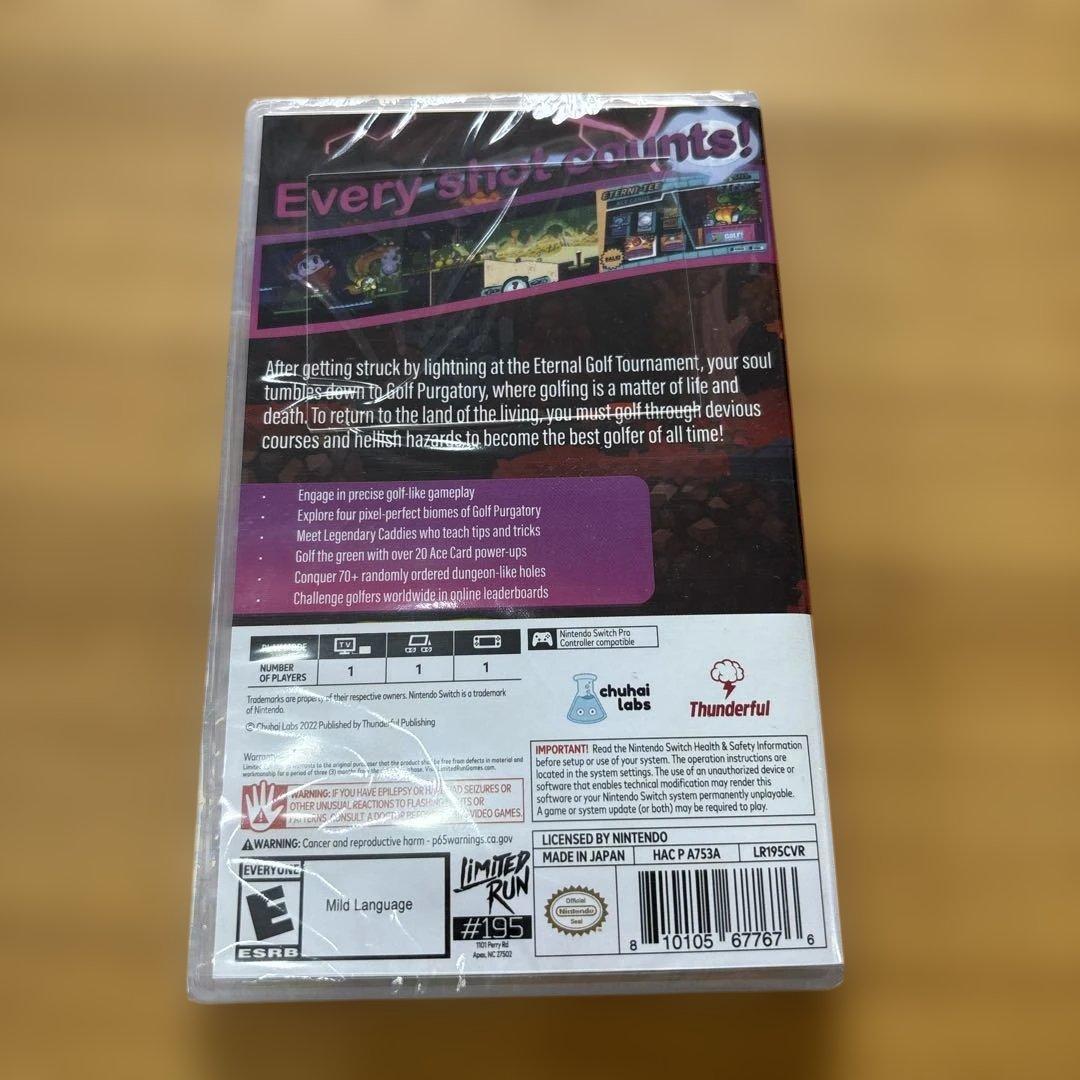 ニンテンドースイッチ 用ゲームソフト『Cursed to Golf』