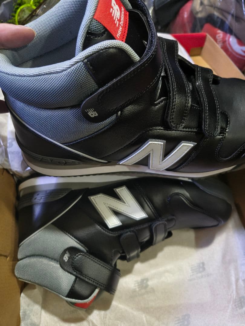 New Balance JSAA認証安全靴 ハイカット ブラック/グレ