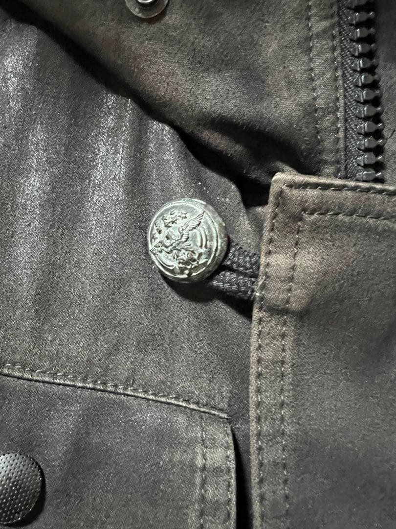 ROEN ロエン　ミリタリージャケット　レオパード コート アウター ファー　M