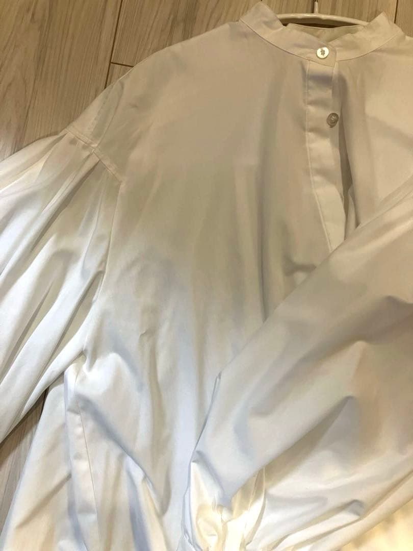 美品　ルフィル LE PHIL タイプライターギャザーブラウス