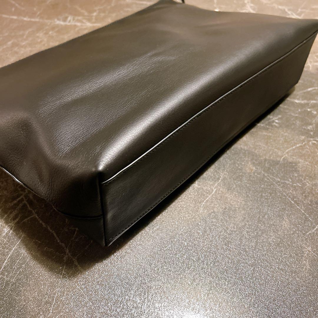 【最終値下中】黒 COACH コーチ ブラック レザー ショルダーバッグ