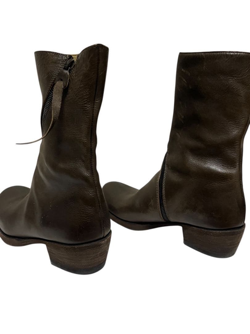 m.a+ エムエークロス シューズ スパイラルジップブーツ　37 レザー　革