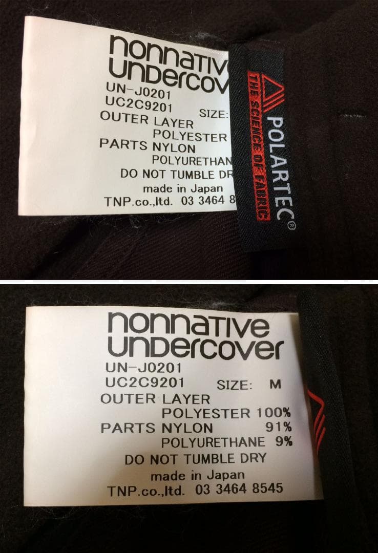 エイジ■新品 nonnative undercover MONK JKT