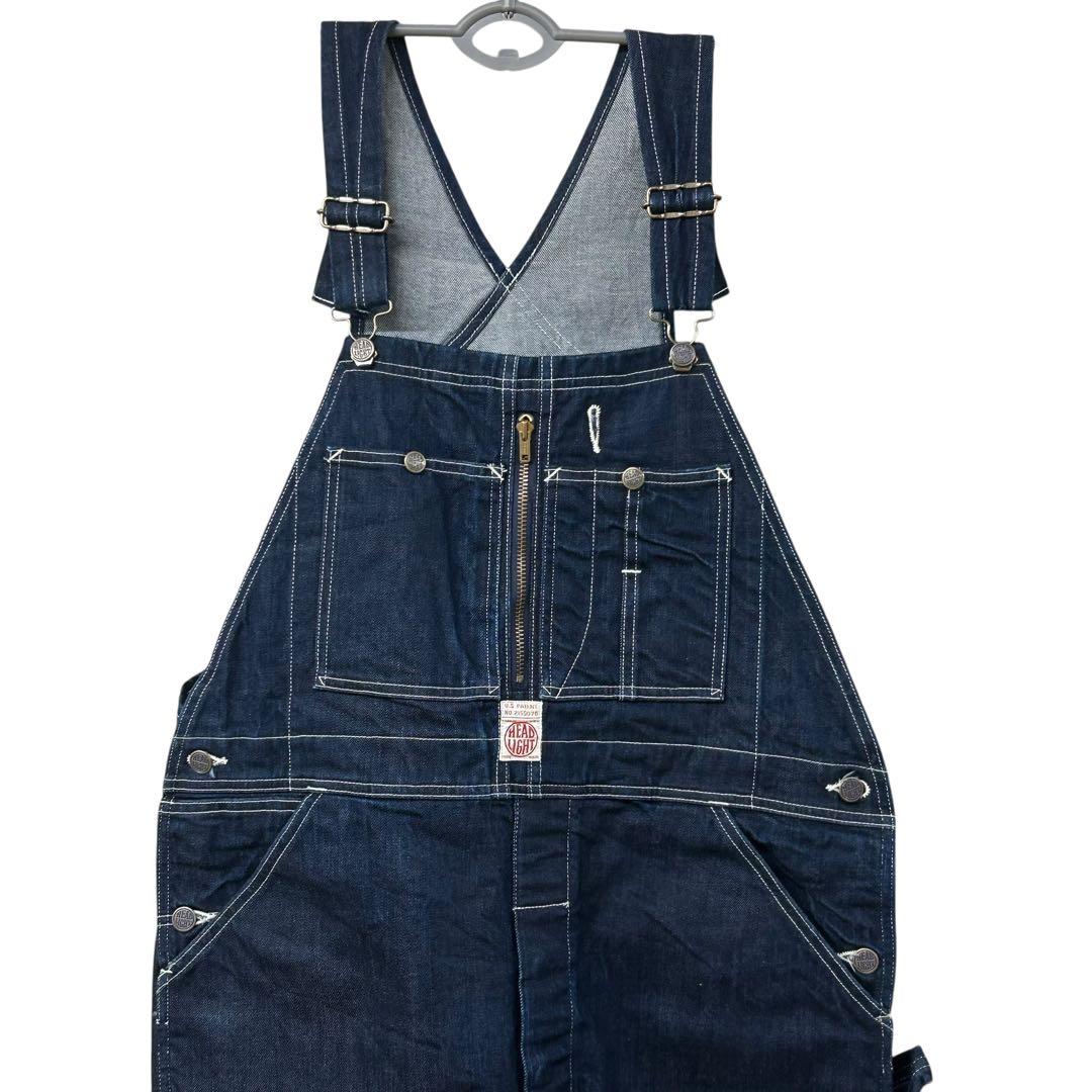 ◾️美品◾️HEAD LIGHT ◾️ヘッドライト◾️デニム オーバーオール◾️40s復刻