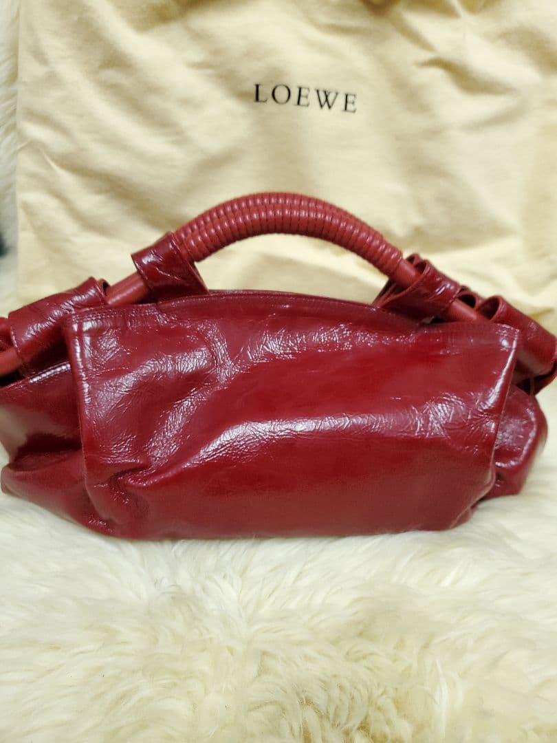 ★専用★LOEWE ロエベ　レッド ハンドバッグ