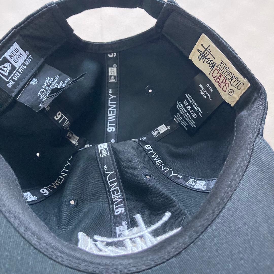 stussy 9TWENTY 黒 キャップ