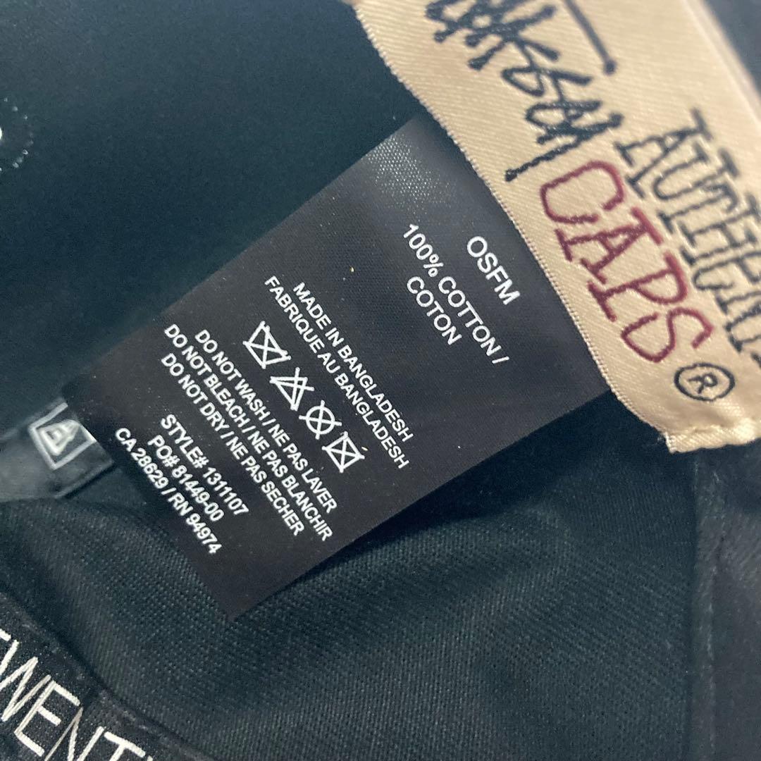 stussy 9TWENTY 黒 キャップ