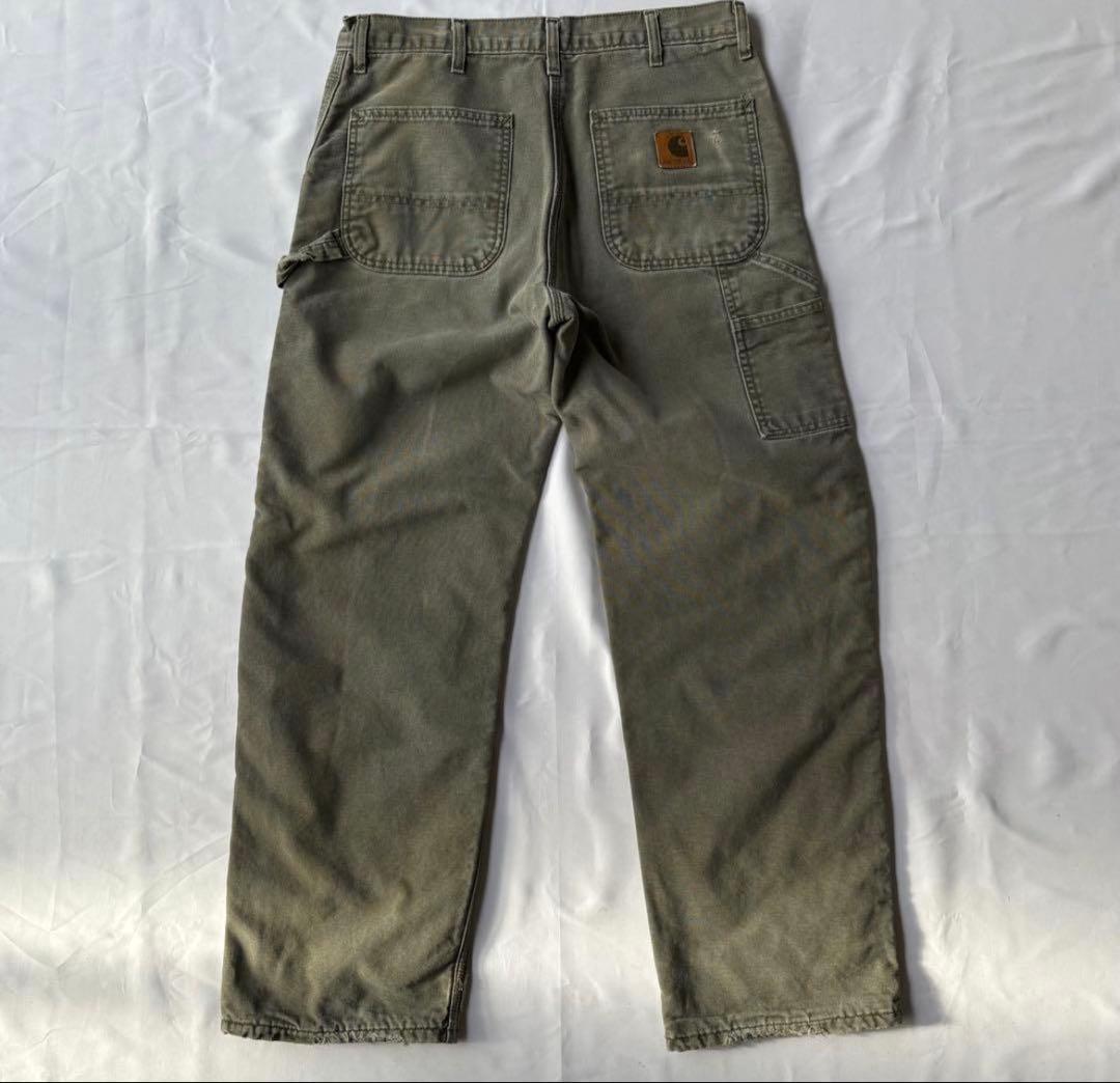 Carhartt カーハート 裏地チェック ダック ペインターパンツ 34
