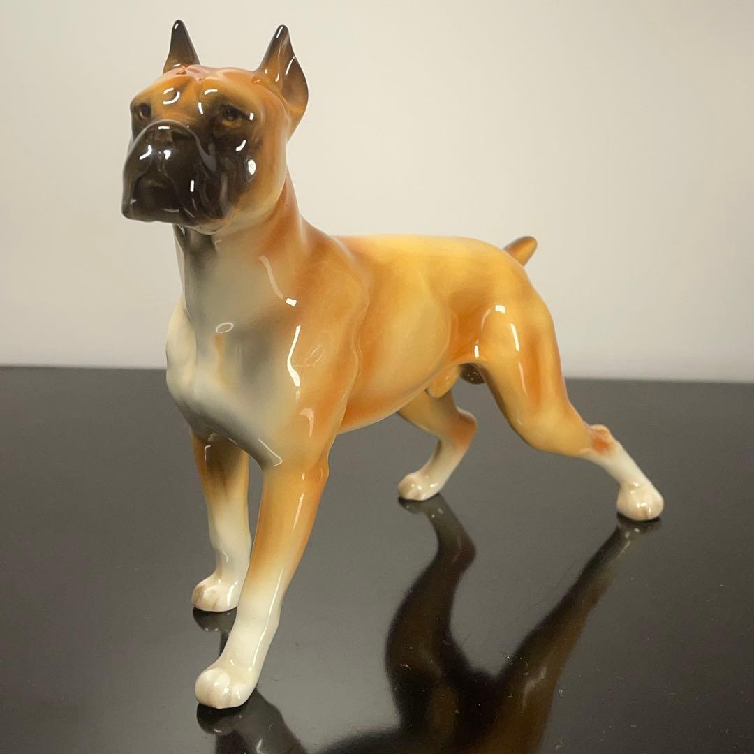 【美品・希少】加藤工芸 陶器製 犬の置物 4体セット KATO KOGEI