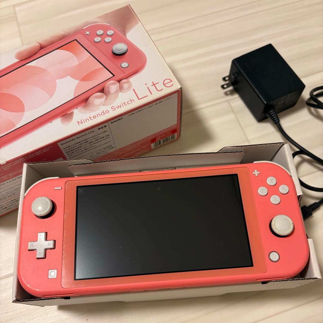 Nintendo Switch Lite 本体 コーラル ピンク