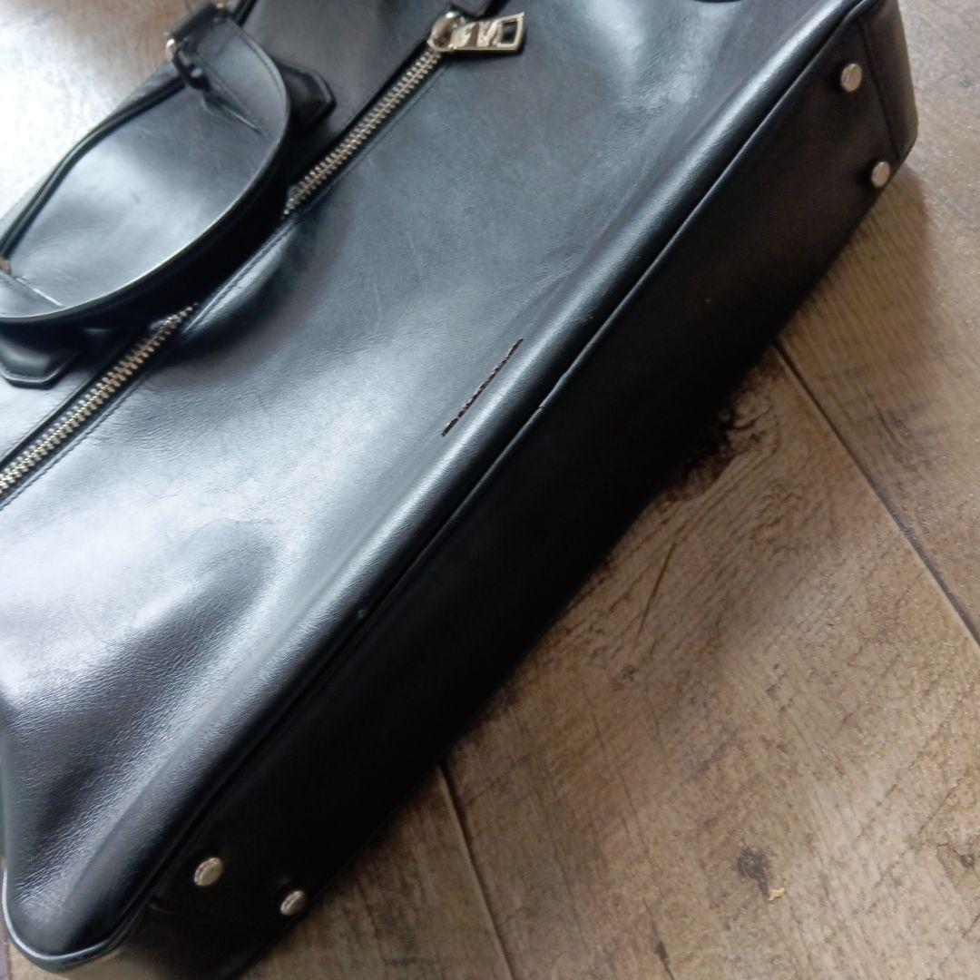 COACH コーチレザー ビジネスバッグ 黒 ショルダー付き