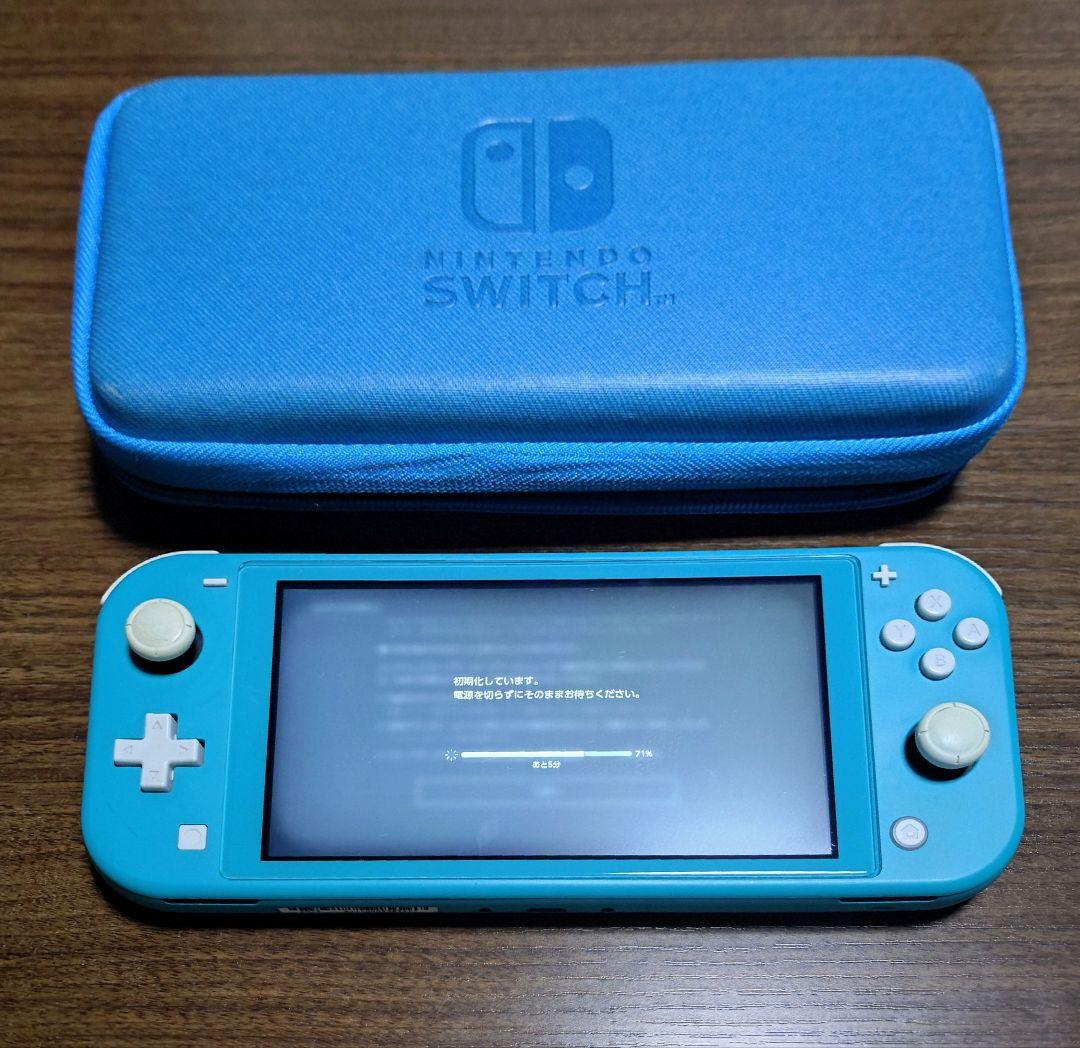 Nintendo Switch Lite本体 ターコイズ 専用ケース付き