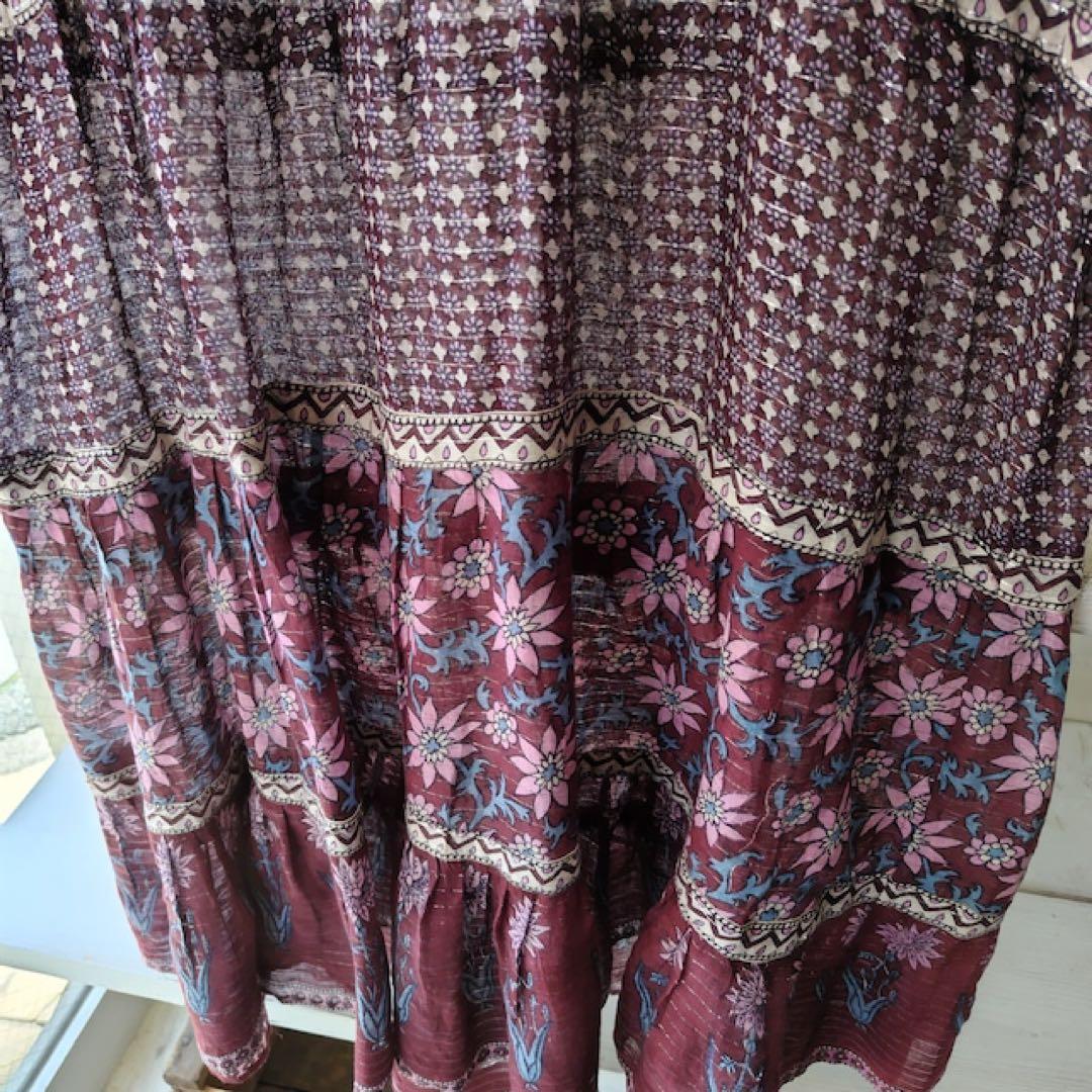 古着屋ロングビーチ購入⭐︎インド綿ワンピース