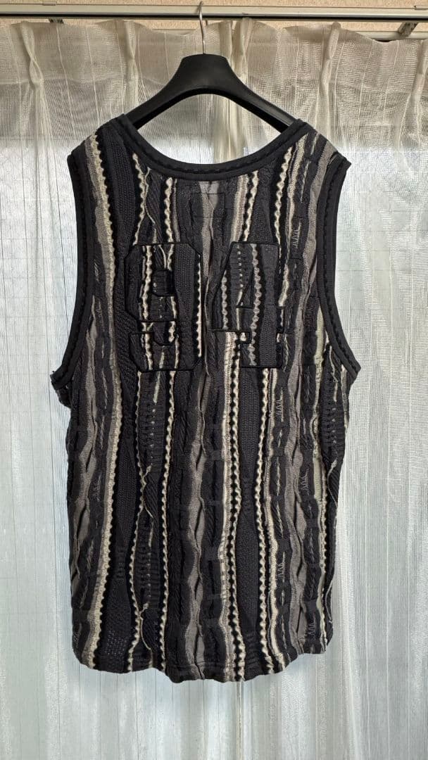 【美品】COOGI Supreme ストライプベスト XL