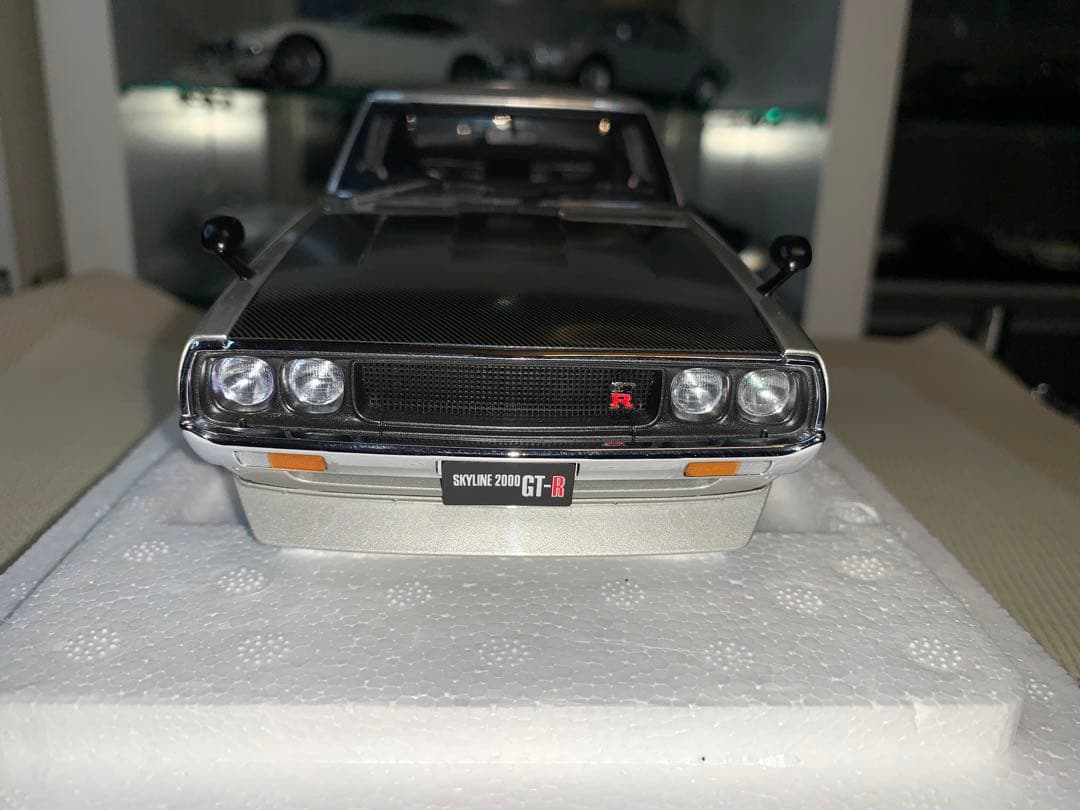 オートアート 1/18 日産スカイラインGTRチューンドvr(シルバー)