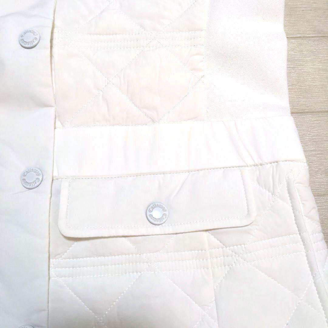 再再再値下げ新品　キャロウェイ　中綿ワンピースМ　白　定価26400円