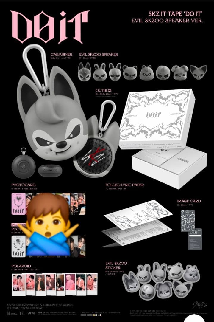 K-POP・アジア StrayKids DO IT EVIL SKZOO SPEAKER