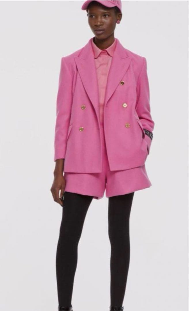 PATOU レスポンシブルウール＆カシミア テーラードショートパンツ