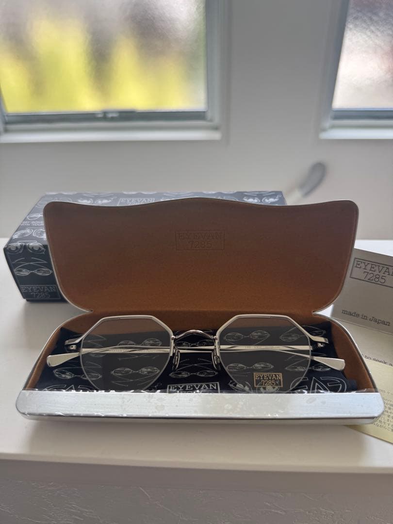 【新品】eyevan7285 185 col.800 シルバー