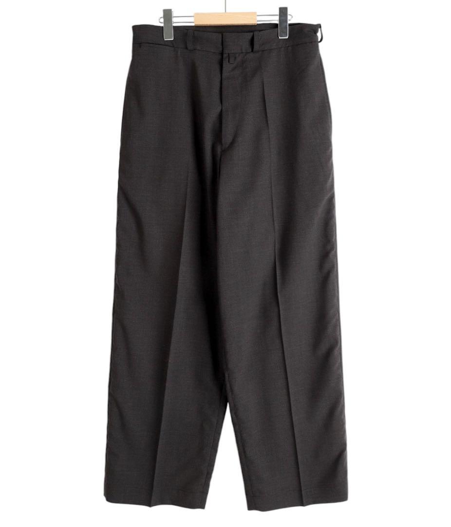 blurhmsブラームス Washed Wool Voile Trousers