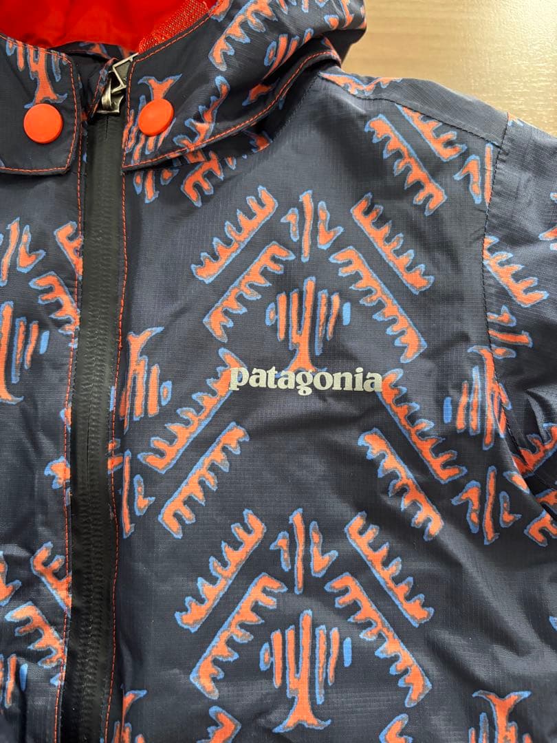 Patagonia 幾何学模様 子ども用スキーウェア