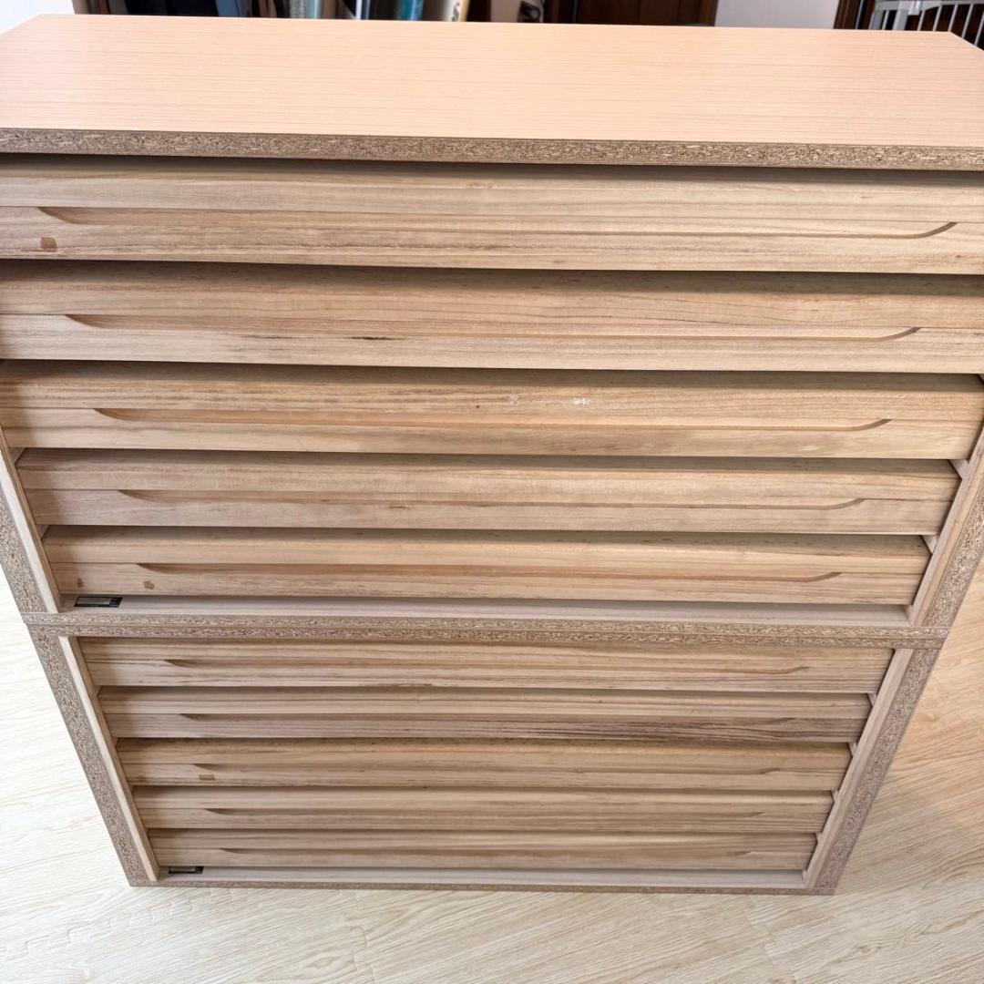 【破格】桐箪笥 10段 和服 着物 衣裳箱 ボックスタイプ　82-8