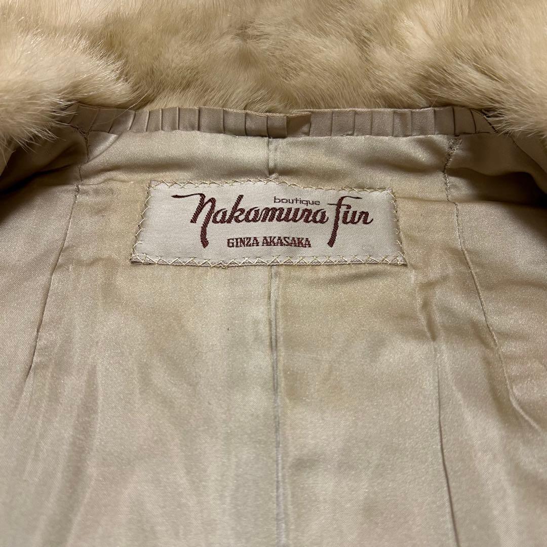【レア品】高級毛皮Nakamura Fur 大きいサイズ サファイアミンク R
