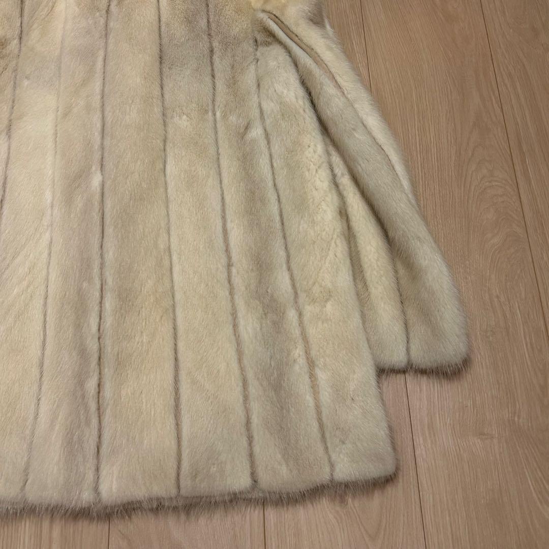 【レア品】高級毛皮Nakamura Fur 大きいサイズ サファイアミンク R