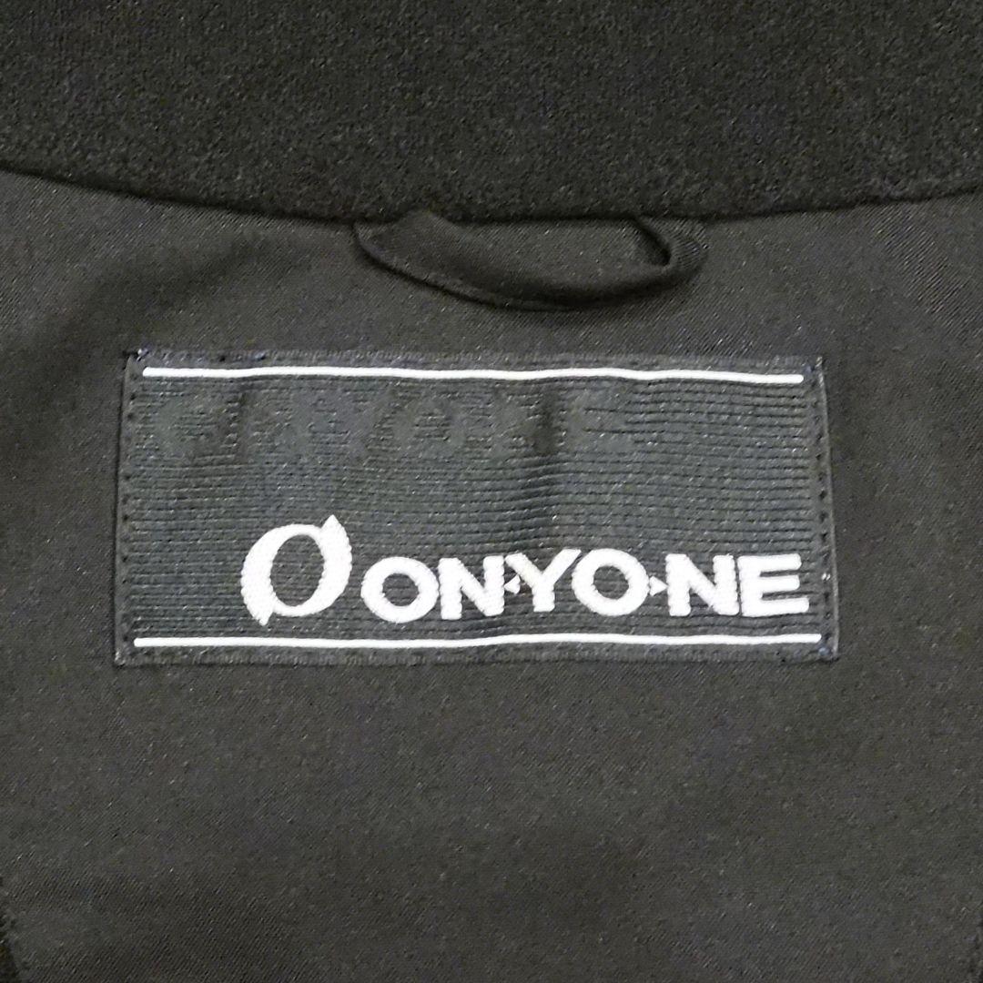【美品】ONYONE スキーウェア ジャケット 2way フード XL ロゴ