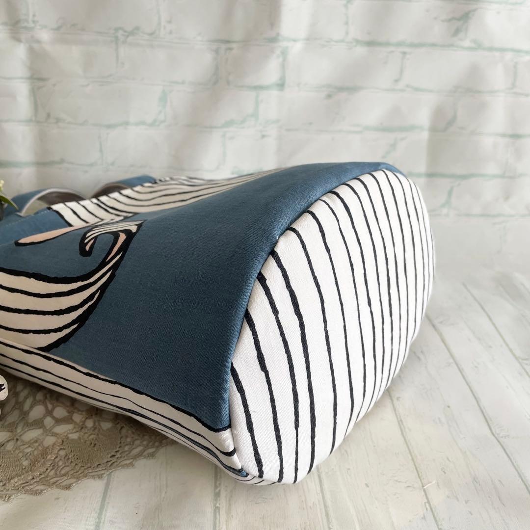 ハンドメイド　バケツトートバッグ　ミナペルホネン　swing　380