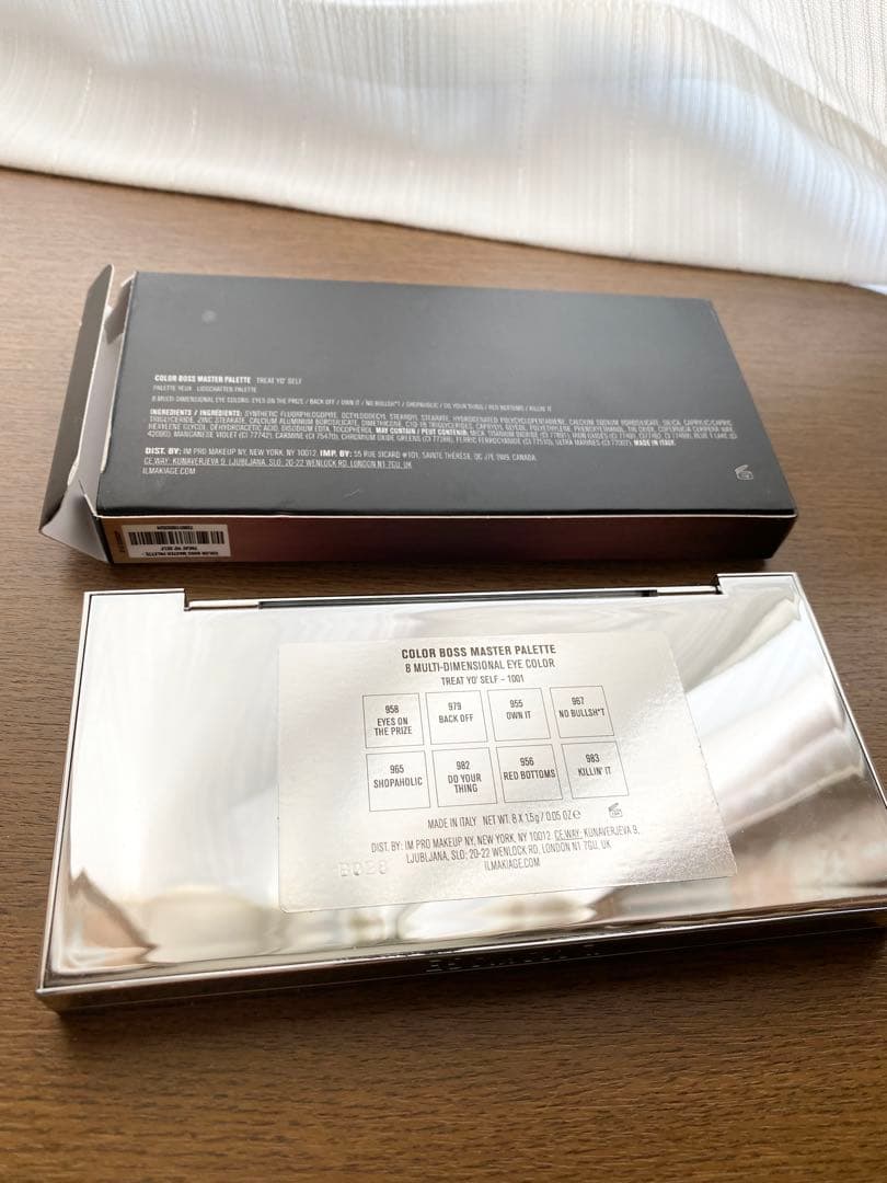 アイシャドウパレット 8色 IL MAKIAGE NEW YORK