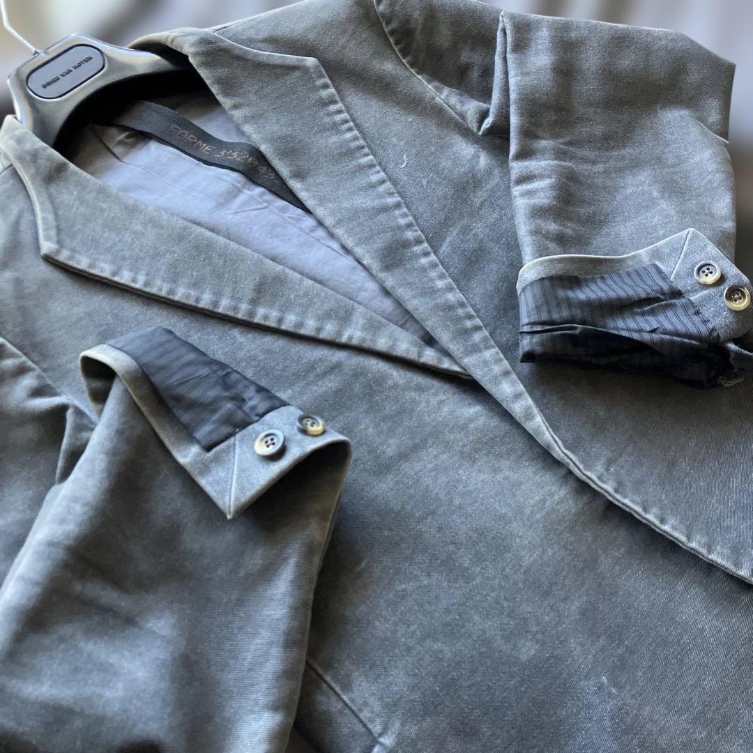 forme d'expressionコットンヴィンテージ加工ジャケット４４サイズ