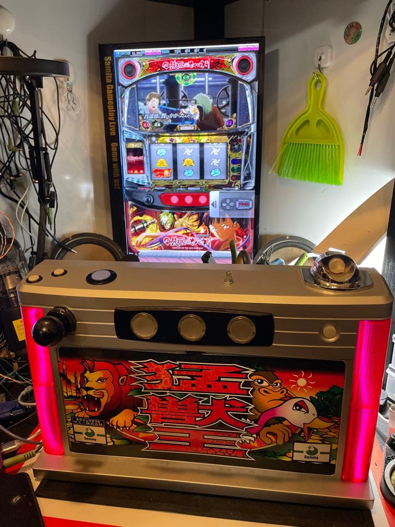 サミタ専用コントローラー 猛獣王モデル スピーカー内蔵 レバー＆両サイドLED