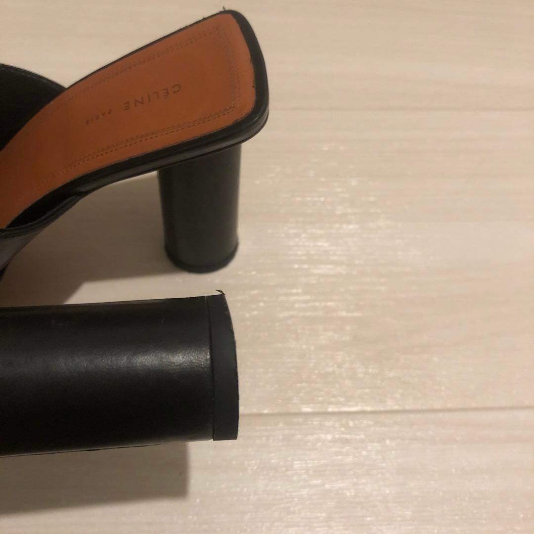 CÉLINE ブラックヒール38