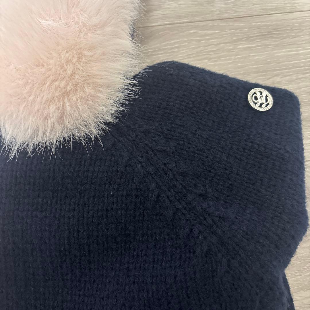 Lumignon ルミニョン　Big Fur knit hoodie