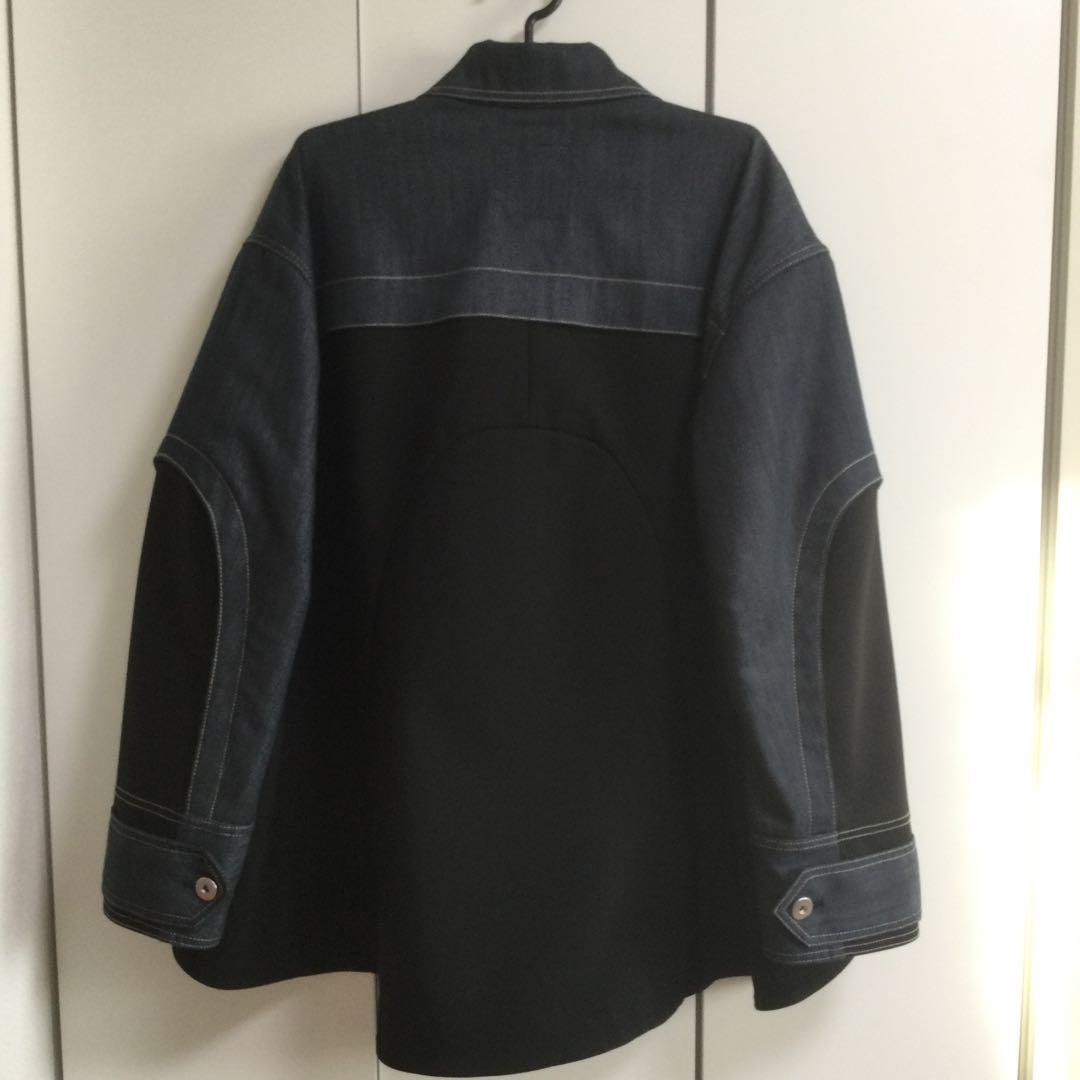 【未使用タグ付き】UN3D. デニムディテール ドッキングテントコート 36