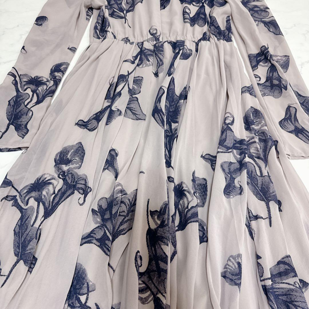 Ameri VINTAGE UND CALLA FLOCKY DRESSＳサイズ