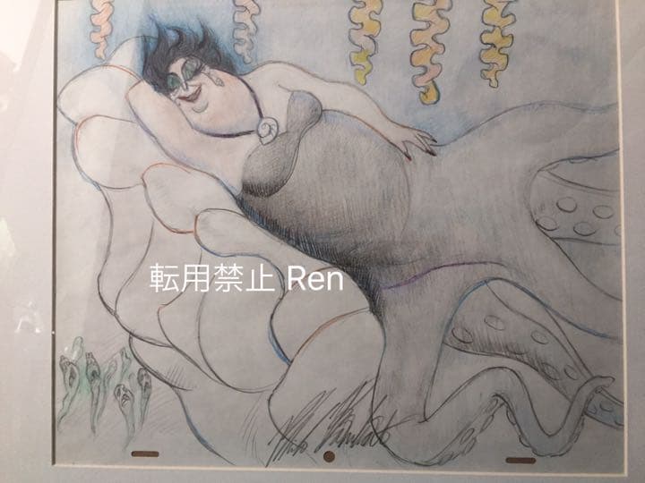 ディズニー リトルマーメイド 原画 ２枚セット