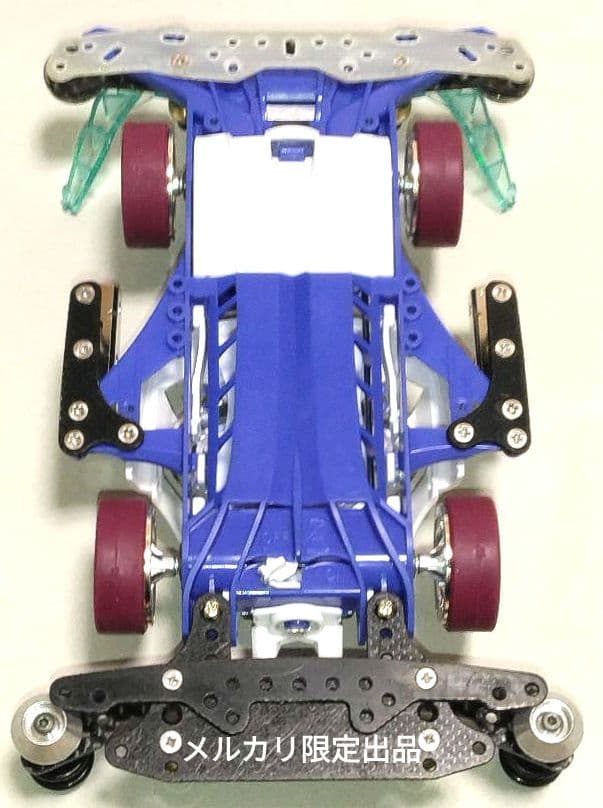 【出品期間延長】ミニ四駆　マッハフレーム　ブルーシャーシ　レーザーパーツ　純正