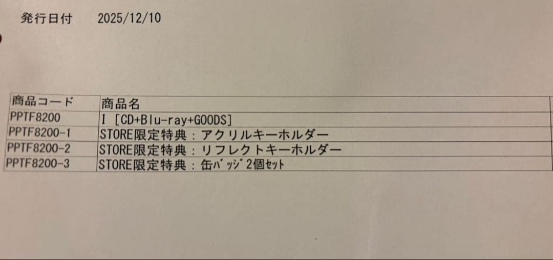 シ*ア様 【新品未開封　シリアルコード封入】BUMP OF CHICKEN スト