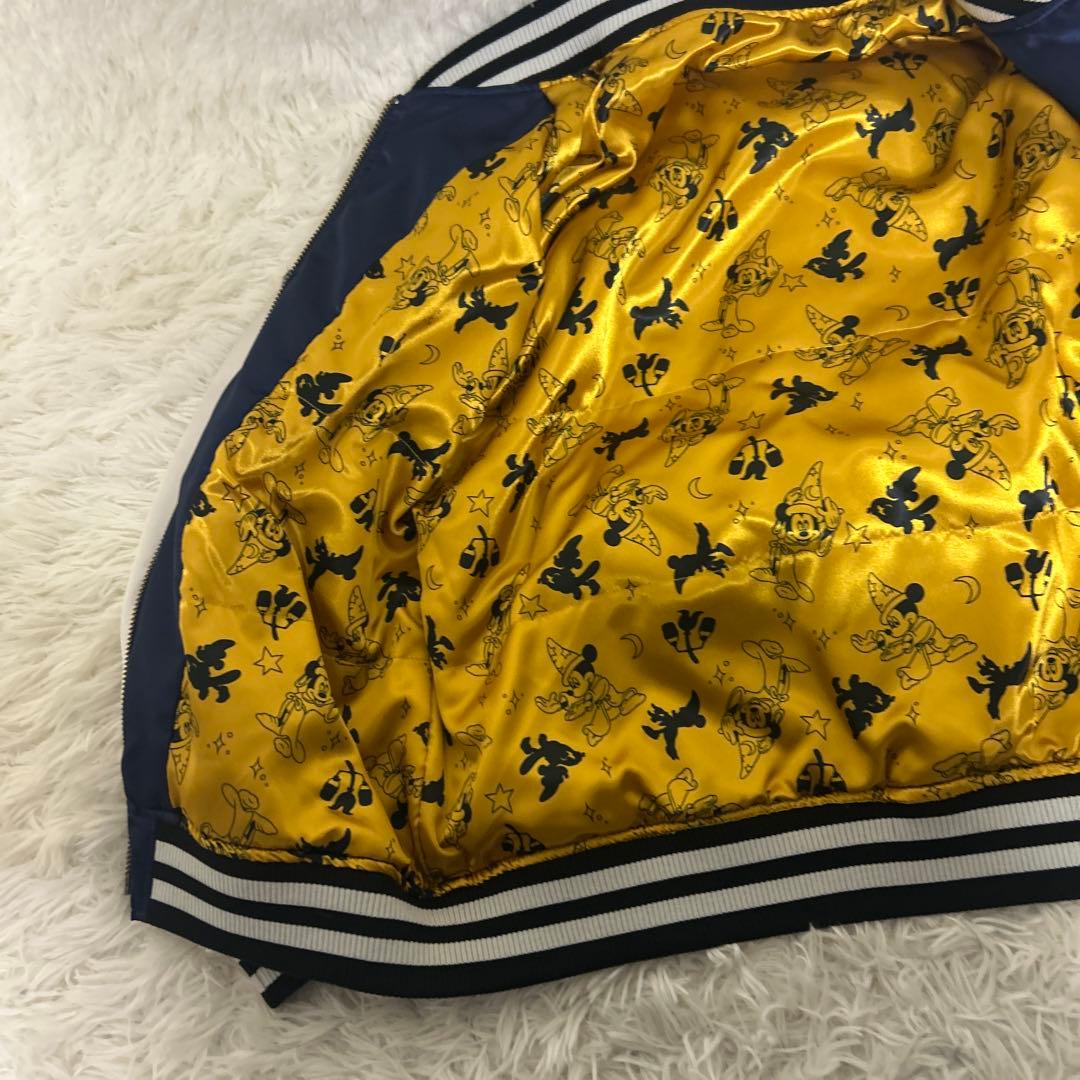 未使用　ベルメゾン×ディズニー　ミッキー ファンタジア　スカジャン　Mサイズ