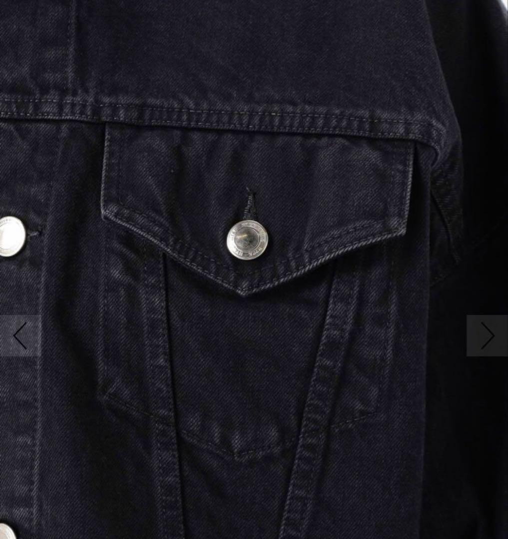 ★HYKE ハイク★バルーンスリーブデニムジャケット　美品　ブラック