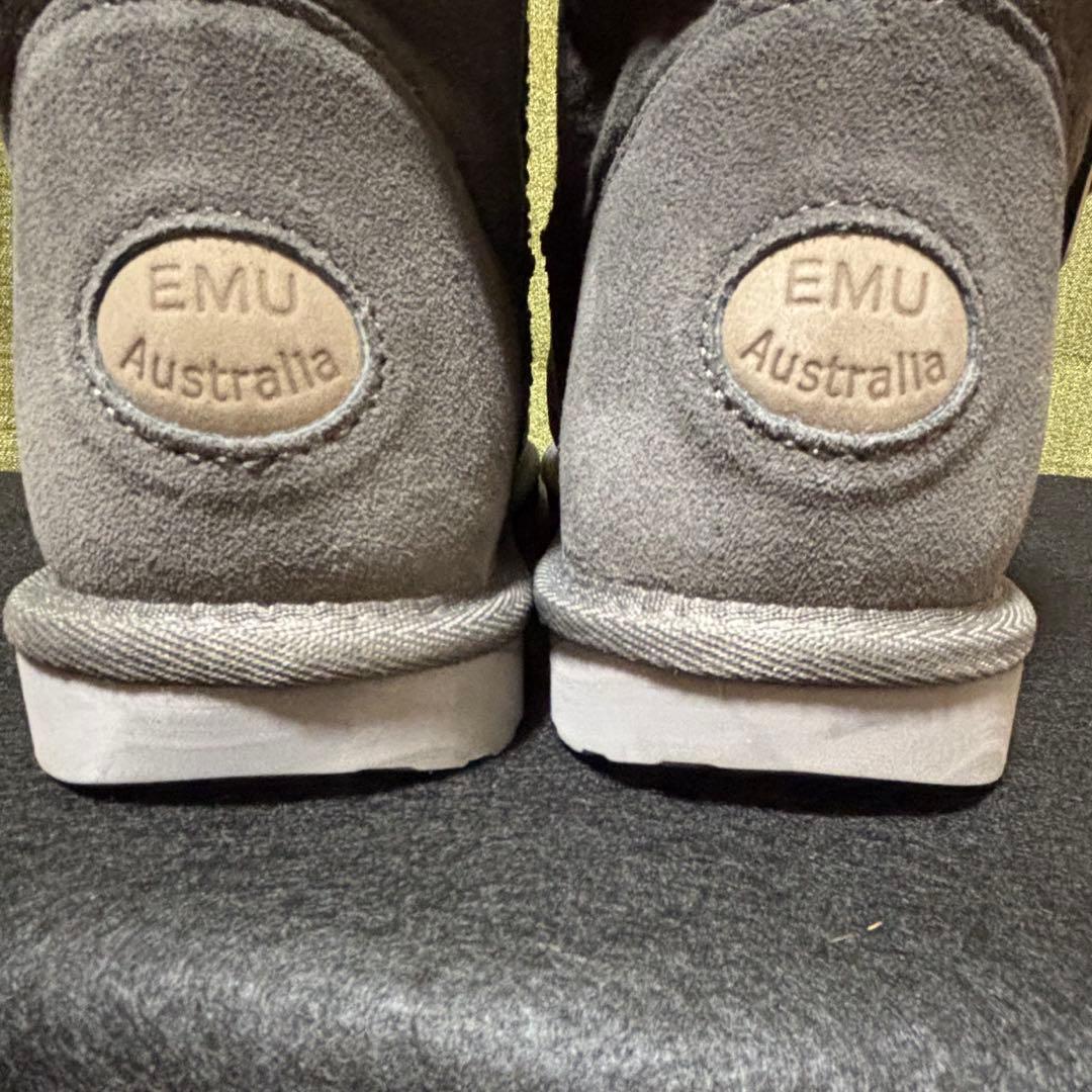 emu ムートンブーツ ⭐︎新品未使用⭐︎サイズ25 グレー タグ付き 防水
