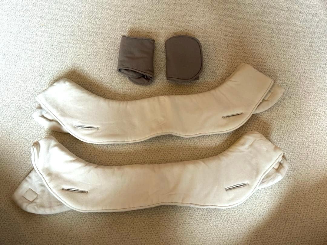 NUNA 抱っこ紐 グレー 涎パッドおまけ付き