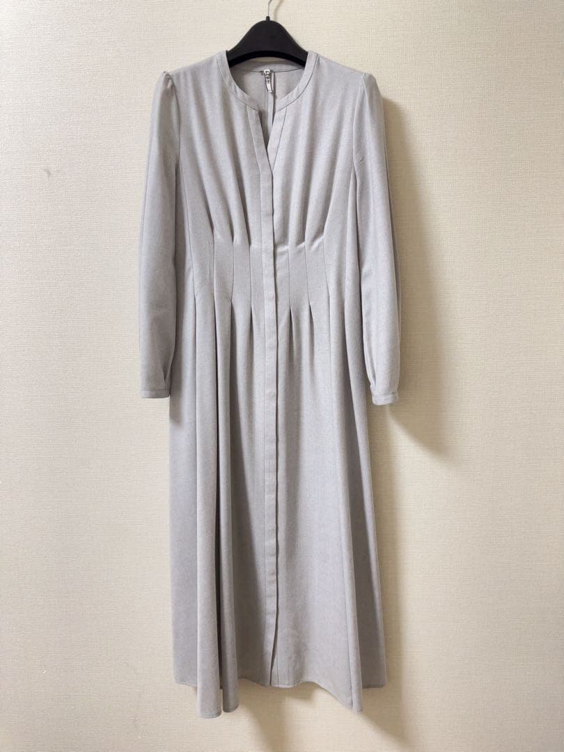 [美品] ANAYI ソフトアムンゼンタックフレアー　ワンピース　#38