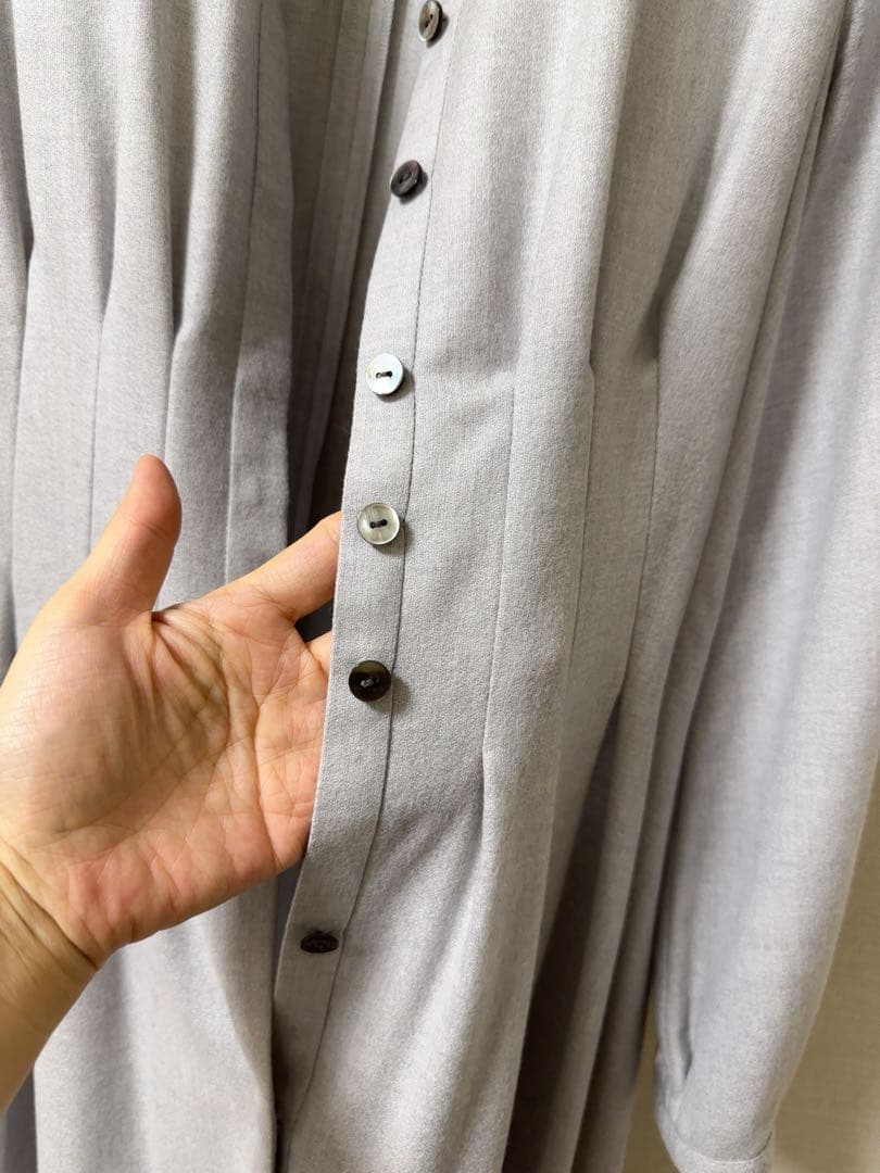 [美品] ANAYI ソフトアムンゼンタックフレアー　ワンピース　#38