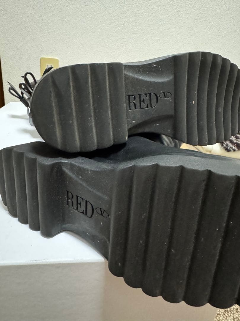 RED VALENTINOリボンロングブーツ 37